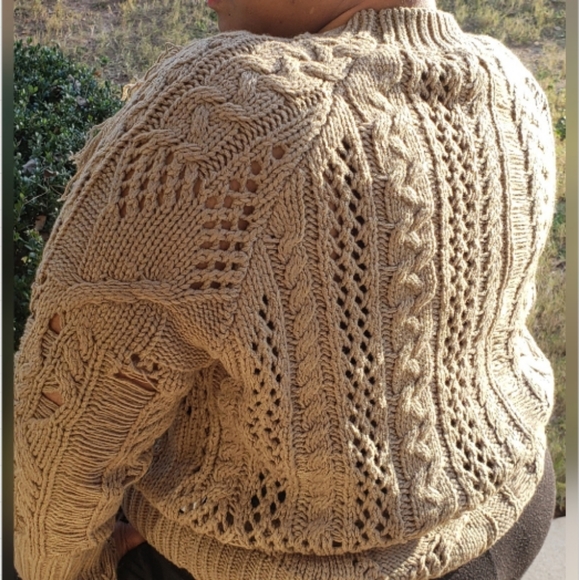Distressed Sweater - Picture 3 of 3